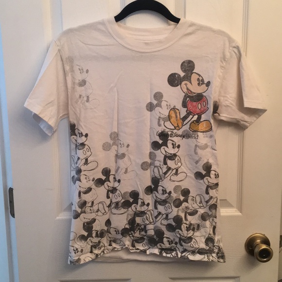 Disney Tops - Mickey Mouse collage shirt